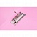 превью Папка с зажимом Attache Акварель А4 0.35 мм розовая (до 120 листов)