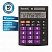 превью Калькулятор настольный BRAUBERG ULTRA COLOR-12-BKPR (192×143 мм), 12 разрядов, двойное питание, ЧЕРНО-ФИОЛЕТОВЫЙ