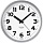 Часы настенные ход плавный, Troyka 91970945, круглые, 23×23×3, серебристая рамка