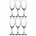 превью Набор фужеров для шампанского PASABAHCE «Bistro», 6 шт., 190 мл, стекло