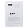 Папка-обложка OfficeSpace «Дело», картон мелованный, 280г/м2, белый, до 200л. 