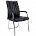превью Конференц-кресло Easy Chair 811 VPU черное (искусственная кожа/металл хромированный)