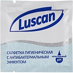 Салфетки влажные Luscan антибактериальные в саше 15×13.5см 1000шт/уп
