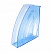 превью Вертикальный накопитель Attache пластиковый прозрачный голубой ширина 70 мм