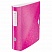 превью Папка-регистратор LEITZ «Active WOW», механизм 180°, полифом, 82 мм, розовая