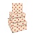 превью Набор квадратных коробок 3в1, MESHU «Вишенки», (19.5×19.5×11-15.5×15.5×9см)