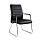 Конференц-кресло Easy Chair 711 VN на полозьях черное (сетка/металл хромированный)