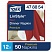 превью Салфетки бумажные нетканые сервировочные TORK LinStyle Premium, 39×39 см, 50 шт., красные, 478854