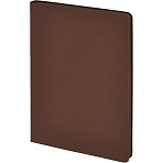 Ежедневник недатированный коричневый, А5.140×200мм,136л, ATTACHE Soft touch