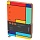 Ежедневник недатированный, А5, 136л., кожзам, Berlingo «Color Block», оранжевый срез, с рисунком