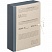 превью Папка архивная Attache А4 из картона/бумвинила серая 80 мм (складная, 4 х/б завязки, до 800 листов)