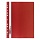 Скоросшиватель пластиковый с перфорацией BRAUBERG, А4, 140/180 мкм, красный