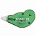 превью Корректирующая лента STAFF, 5 мм х 3 м, корпус зеленый, с подкручиванием, блистер