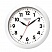 превью Часы настенные TROYKA 11110118, круг, белые, белая рамка, 29×29×3.5 см
