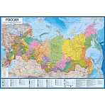 Настенная карта Россия политико-администр Globen,1:7.5млн.,1160×800, КН058