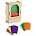 Развивающая игрушка ТРИ СОВЫ «Методика Сегена. Досочки №1», 18 рамок, 18 вкладышей, дерево, яркие цвета