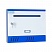 превью Ящик почтовый ЯП-3 1-секционный металлический белый/синий (370 x 70 x 310 мм)