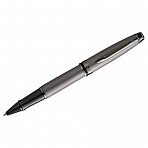 Ручка-роллер Waterman «Expert Metallic Silver RT» черная, 0.8мм, подарочная упаковка
