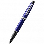 Ручка-роллер Waterman «Expert Blue Palladium» черная, 0.8мм, подарочная упаковка