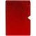 превью Кардхолдер OfficeSpace, 3 отделения, 10×7см, натуральная кожа, красный