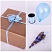 превью Лента упаковочная декоративная для шаров и подарков, 5 мм х 500 м, голубая, ЗОЛОТАЯ СКАЗКА