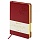 Ежедневник датированный 2024 А5 138×213 мм BRAUBERG «Comodo», под кожу, красный