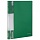 Папка 10 вкладышей BRAUBERG стандарт, зеленая, 0,5 мм