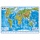 Карта «Мир. Полушария» физическая Globen, 1:37млн., 1010×690мм, с ламинацией, европодвес