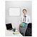 превью Доска магнитно-маркерная OfficeSpace, 45×60см, алюминиевая рамка Slim, полочка