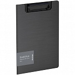 Папка-планшет с зажимом Berlingo «Steel&Style» A5+, 1800мкм, пластик (полифом), черная