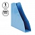 превью Лоток для бумаг вертикальный СТАММ «Вектор», сине-голубой, ширина 80мм