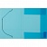 превью Папка на резинках Attache А5 пластиковая синяя (0.6 мм, до 100 листов)