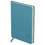 Ежедневник датированный A5, 176л., кожзам, OfficeSpace «Pattern», светло-синий