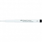Ручка капиллярная Faber-Castell «Pitt Artist Pen Calligraphy» цвет 101 белый, С=2.5мм, пишущий узел каллиграфический