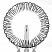 превью Тарелка сервировочная Pasabahce Аврора стеклянная прозрачная диаметр 31.5 см (артикул производителя 10499B)