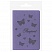 превью Обложка для паспорта STAFFбархатный полиуретан«Бабочки»фиолетовая237618