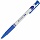 Ручка шариковая неавтоматическая Deli Arrow диаметр шарика 0.7 мм синяя