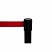 превью Стойка ограждения напольная Барьер с красной вытяжной лентой (200 см)