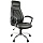 Кресло руководителя Helmi HL-E24 «Iсon», экокожа черная, хром