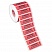 превью Пломбы самоклеящиеся номерные «Страж», комплект 1000 шт. (рулон), длина 66 мм, ширина 22 мм, красные