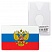 превью Обложка-карман для карт, пропусков «Триколор», 95×65 мм, ПВХ, полноцветный рисунок, российский триколор, ДПС