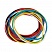 превью Резинки банковские универсальные диаметром 60 мм, ОФИСМАГ 100 г, цветные, натуральный каучук
