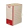 Короб архивный картон красный 325×260×150 мм