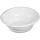 Тарелка одноразовая пластиковая 210 мм белая 50 штук в упаковке Комус Эконом