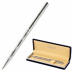 Ручка подарочная шариковая GALANT «ASTRON SILVER», корпус серебристый, детали хром, узел 0.7 мм, синяя