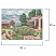 превью Картина стразами (алмазная мозаика) 30×40 см, ОСТРОВ СОКРОВИЩ «Цветущий сад», без подрамника