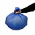 превью Мешки для мусора на 35 литров с завязками голубые (14 мкм, в рулоне 30 штук, 60×50 см)