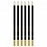 превью Набор чернографитных карандашей ВКФ Academia НВ-8B заточенные (6 штук в упаковке)