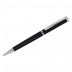 Ручка шариковая Delucci «Impero» синяя, 1.0мм, корпус черный/серебро, поворотн., подарочная упаковка