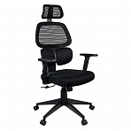 Кресло руководителя Helmi HL-E36 «Support»,  ткань черная